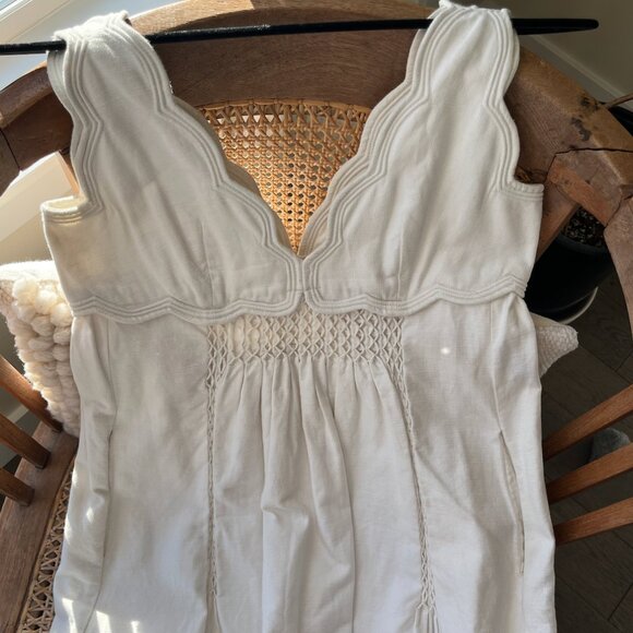 Isabel Marant White Denim Dress - Picture 2 of 5